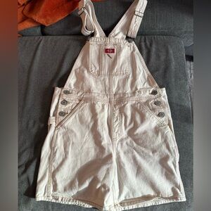 Dickies white overalls super cute for spring
